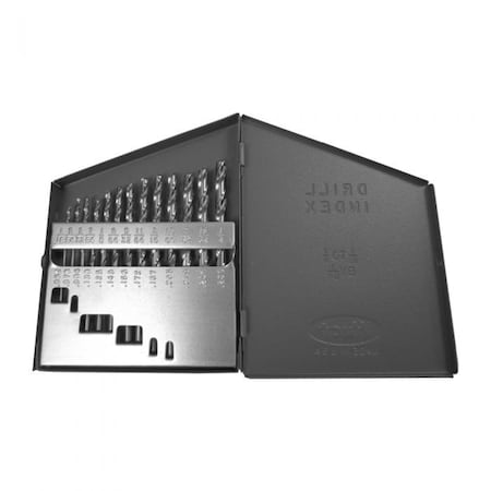 Gyros Industrial Grade HSS Black Oxide Drill bit set (13 Pieces) 45-31013